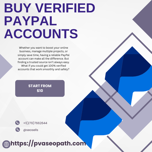  Buy Verified PayPal Accounts