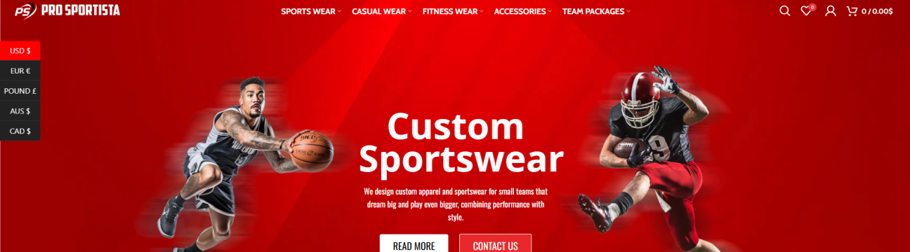 Pro Sportista Team Sportswear Manufacturer