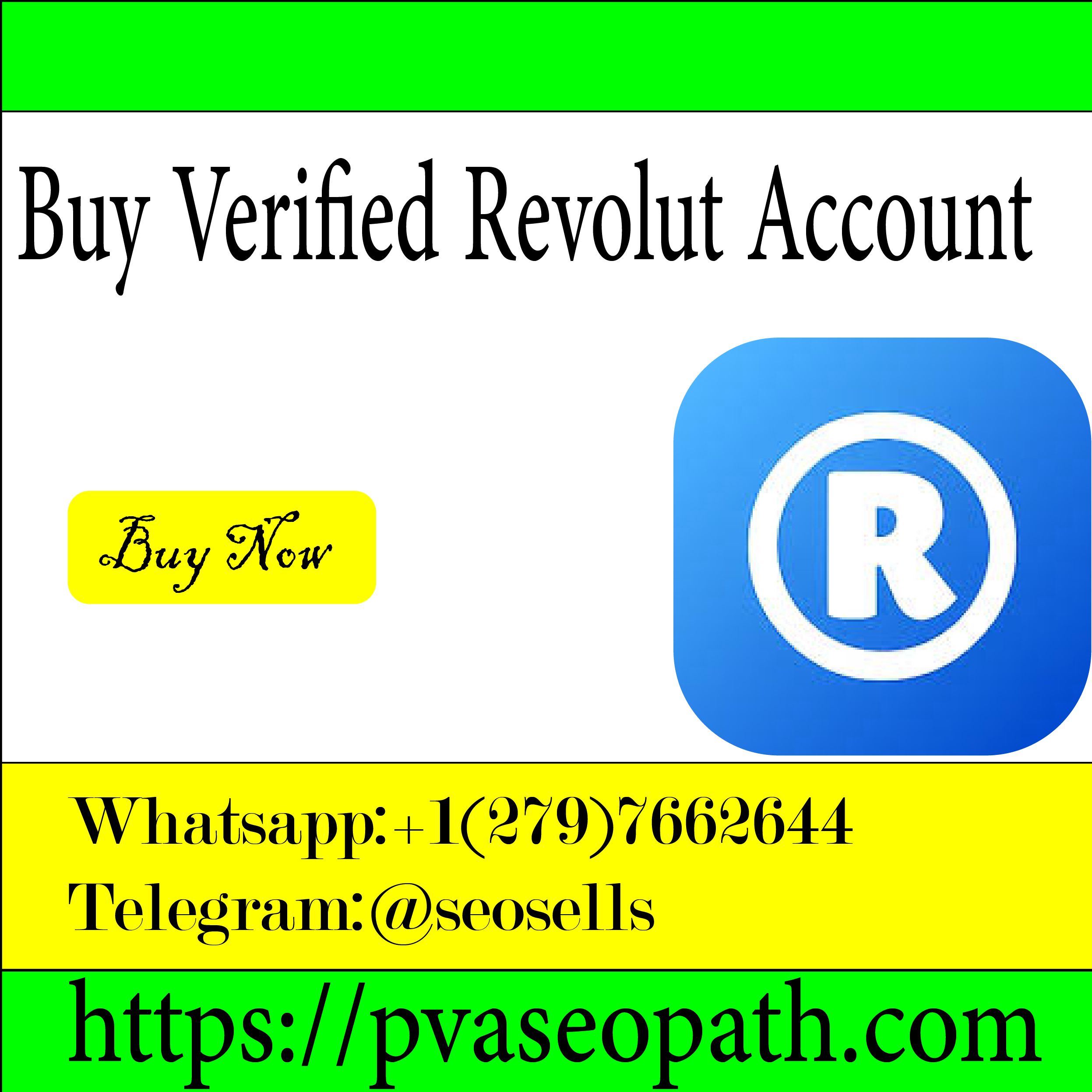   Buy Verified  Revolut Account