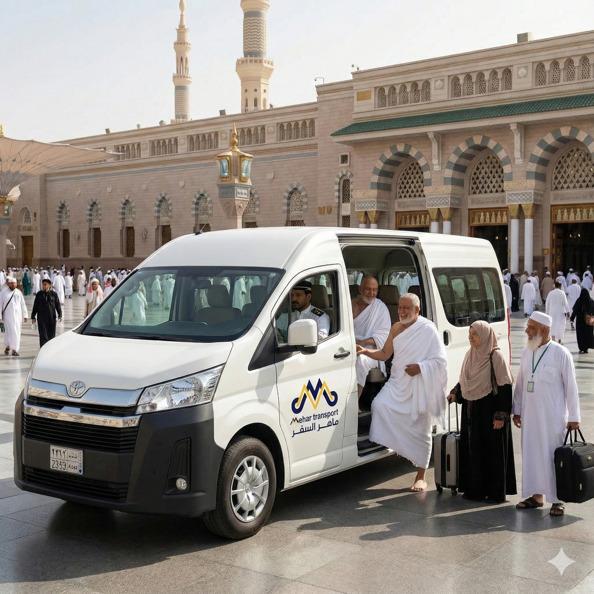 Mehar Transport – Comfortable Umrah Shuttle & Group Transport Across Saudi Arabia